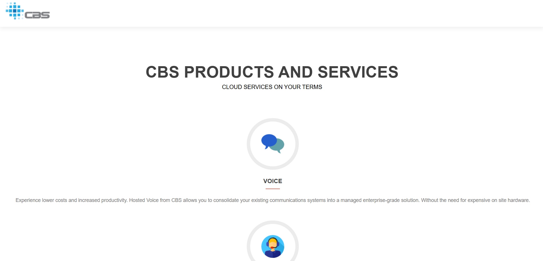 CBS Products & Services