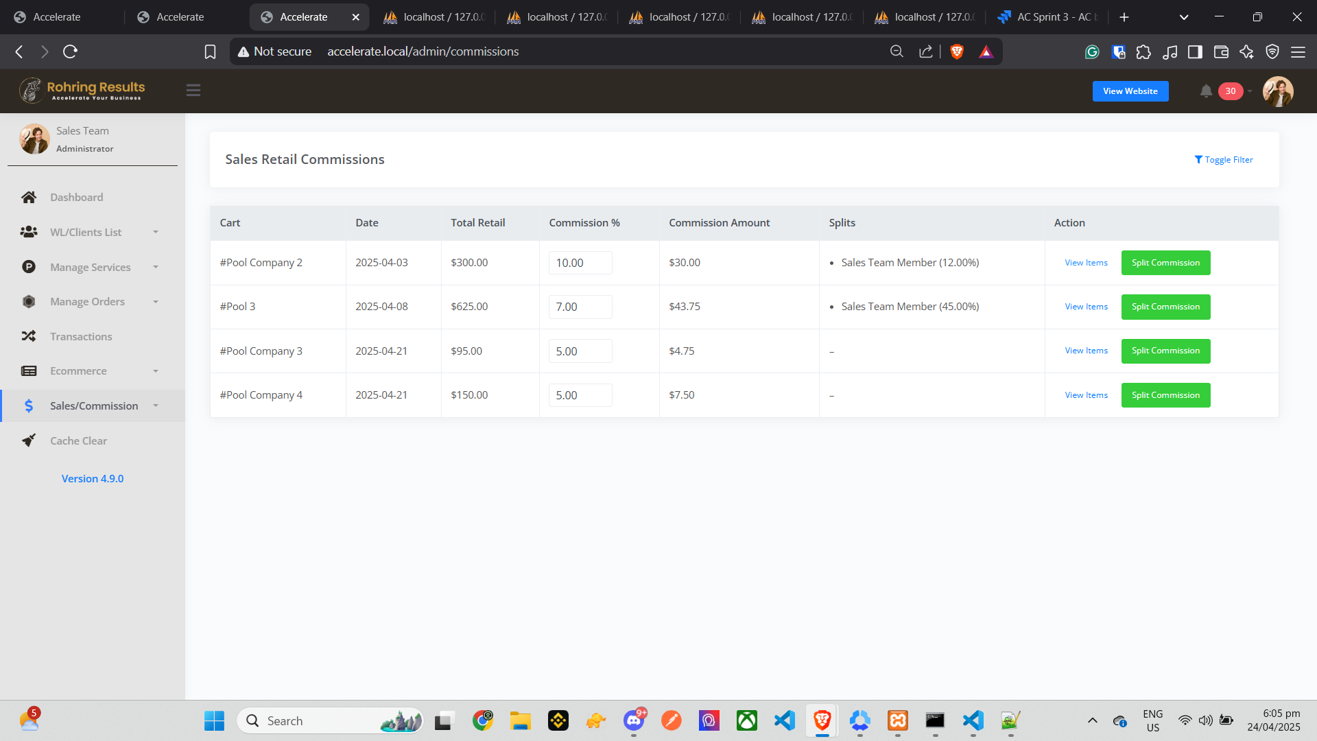 Rohring Results Team